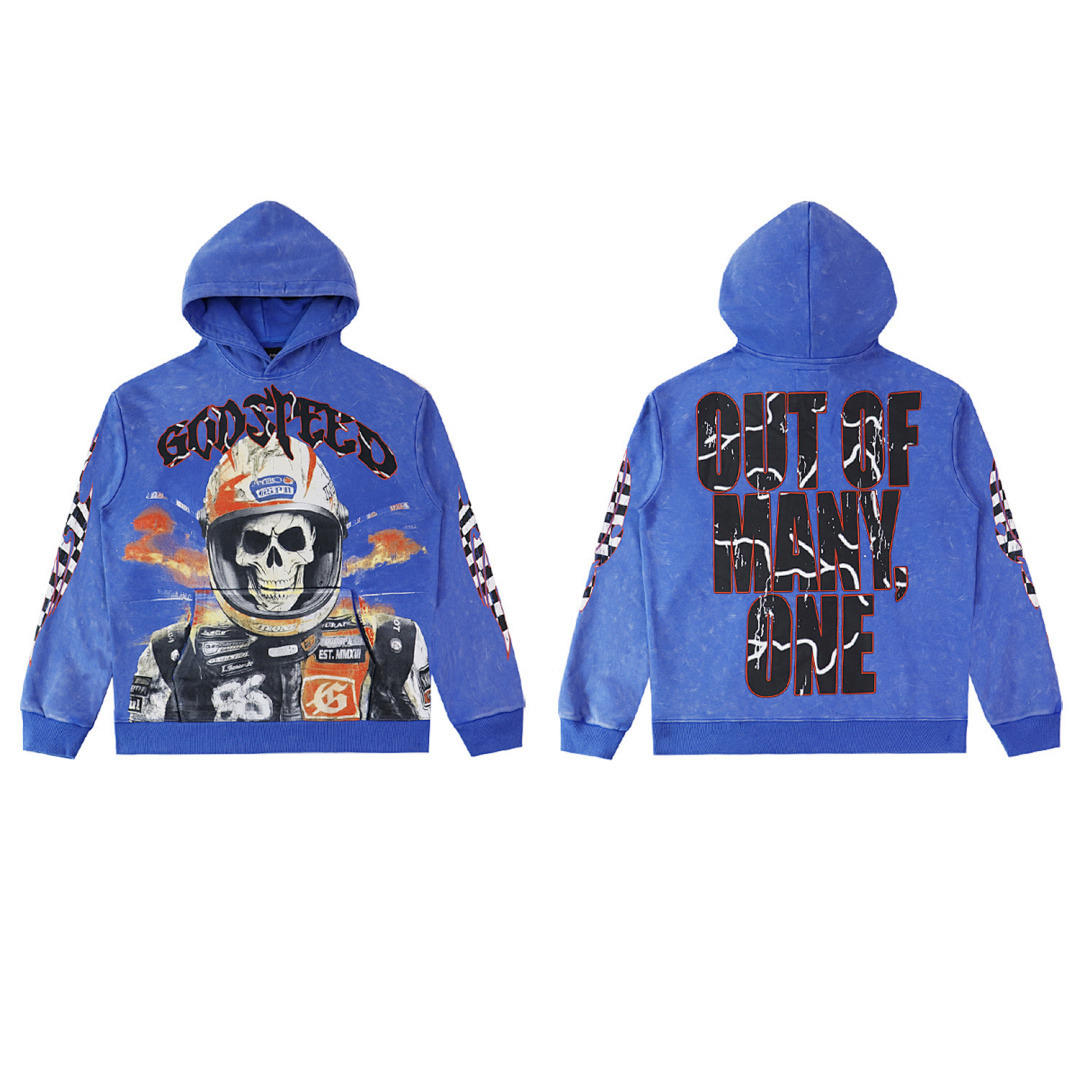 GodSpeed Hoodie — 5518 (Washed Blue) Angle 1