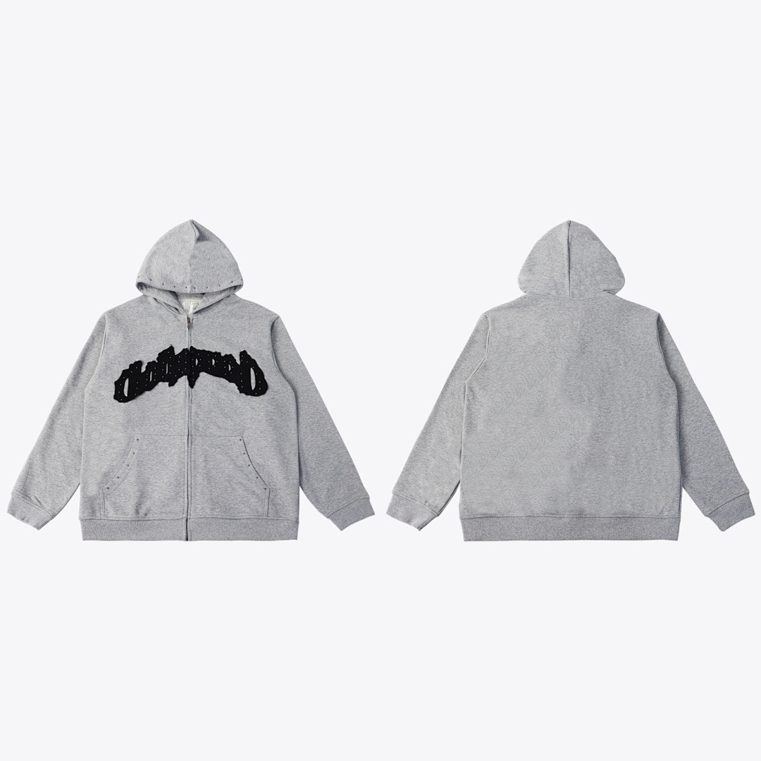 GodSpeed Hoodie — 6041 (Gray) Angle 1
