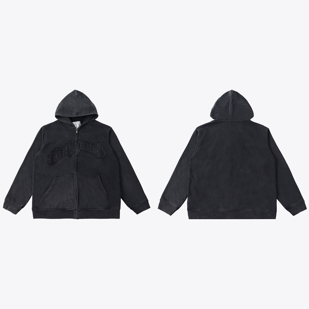 GodSpeed Hoodie — 6041 (Black) Angle 1