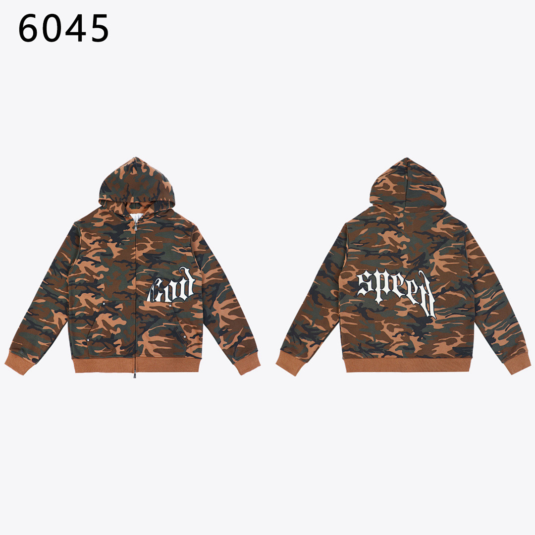 GodSpeed Hoodie — 6045 (Camo Brown) Angle 1
