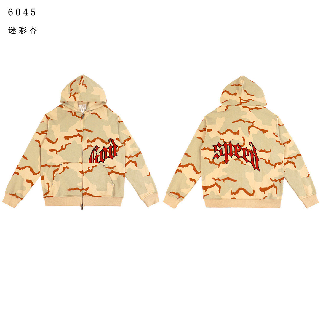 GodSpeed Hoodie — 6045 (Camo Apricot) Angle 1