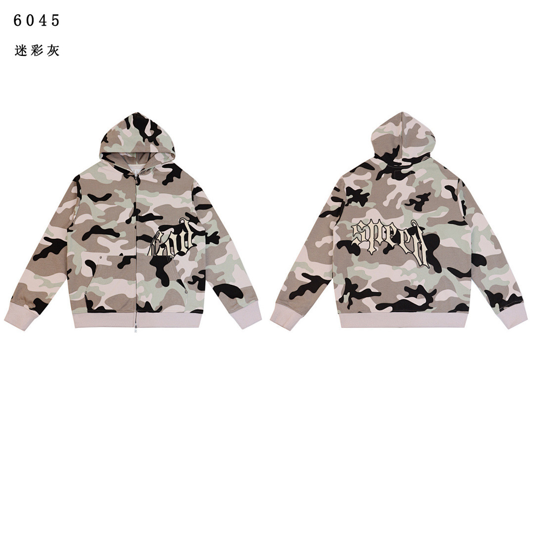 GodSpeed Hoodie — 6045 (Camo Gray) Angle 1