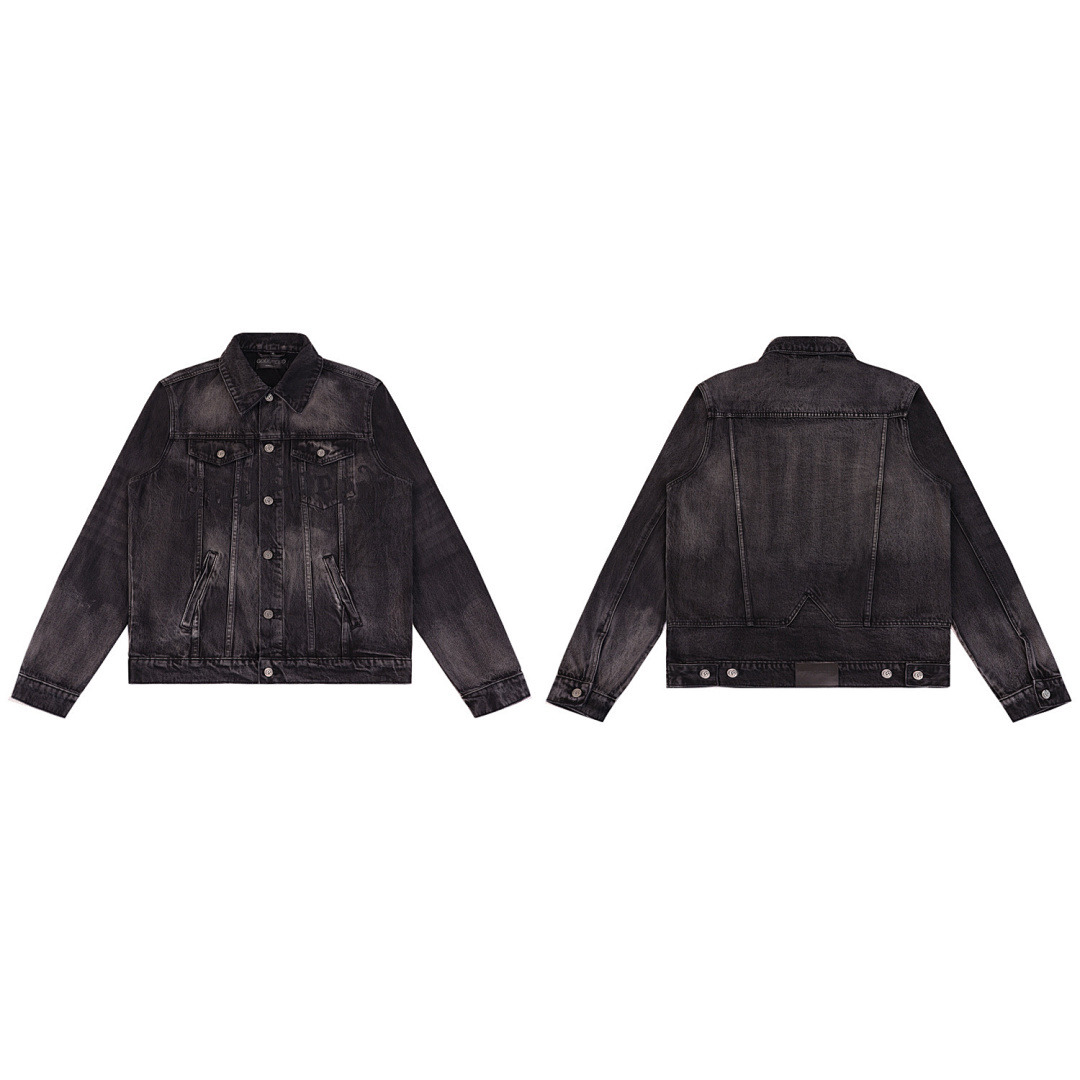 GodSpeed Jean Jacket — 6551 (Black) Angle 1