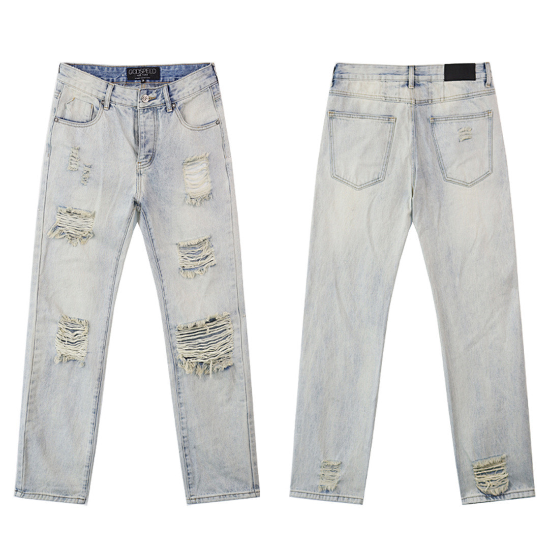 GodSpeed Jeans — 8209 (Light Blue) Angle 1