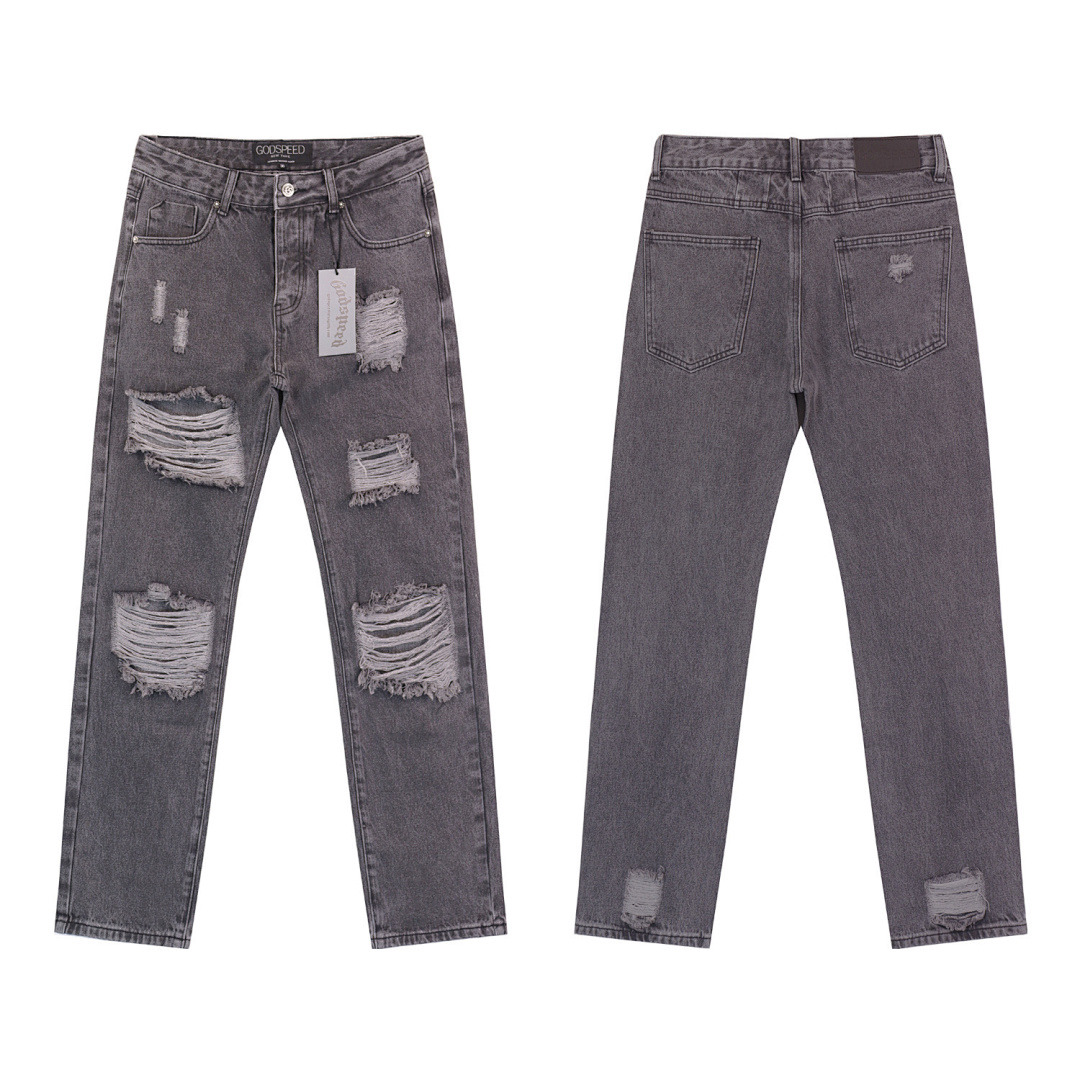 GodSpeed Jeans — 8209 (Smoke Gray) Angle 1