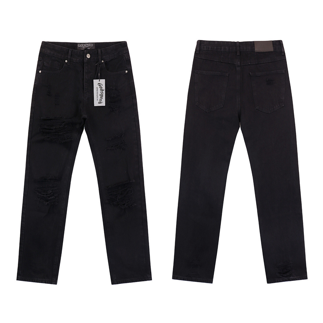 GodSpeed Jeans — 8209 (Black) Angle 1
