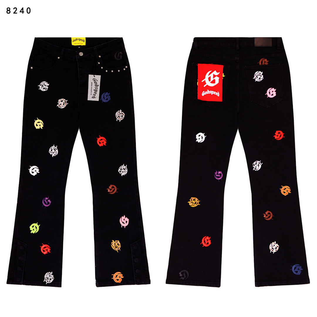 GodSpeed Jeans — 8240 (Black) Angle 1