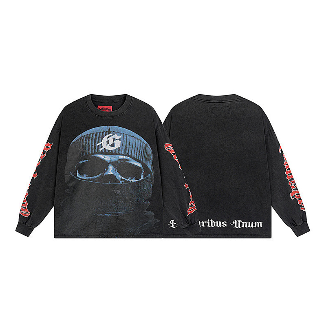 GodSpeed Long Sleeve — 1097 (Washed Black) Angle 1