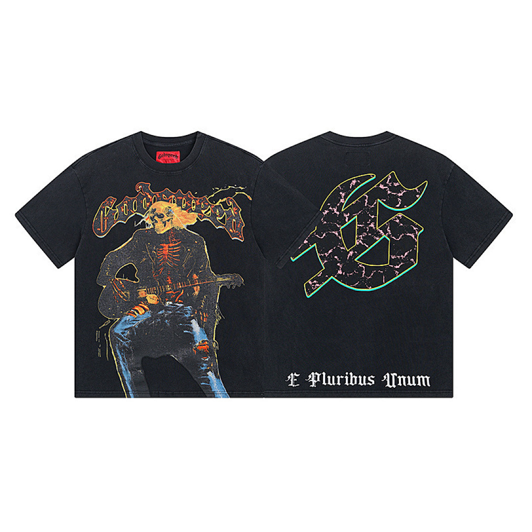 GodSpeed T-Shirt — 1008 (Washed Black) Angle 1