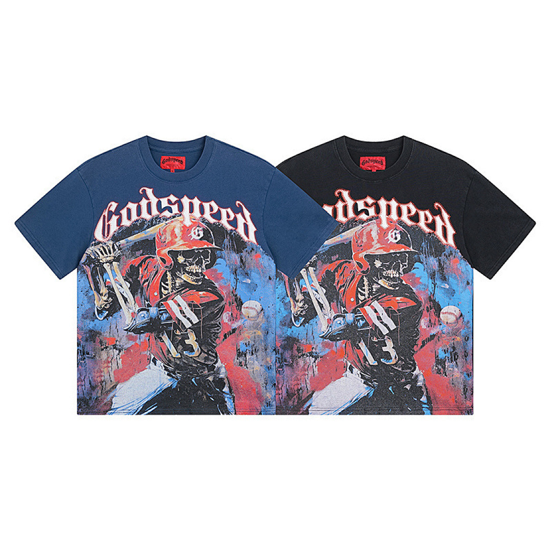 GodSpeed T-Shirt — 1017 (Washed) Angle 1
