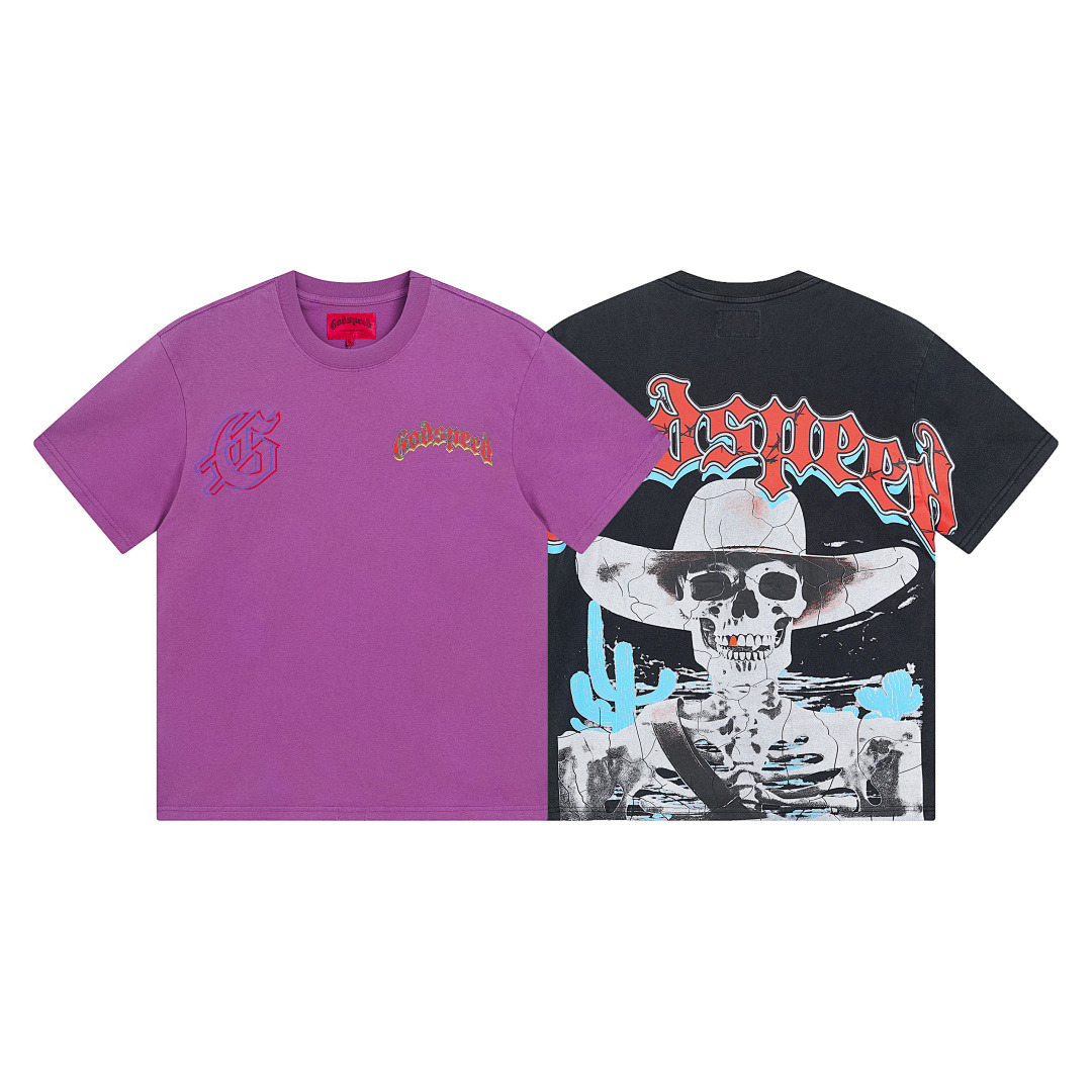GodSpeed T-Shirt — 1018 (Washed) Angle 1