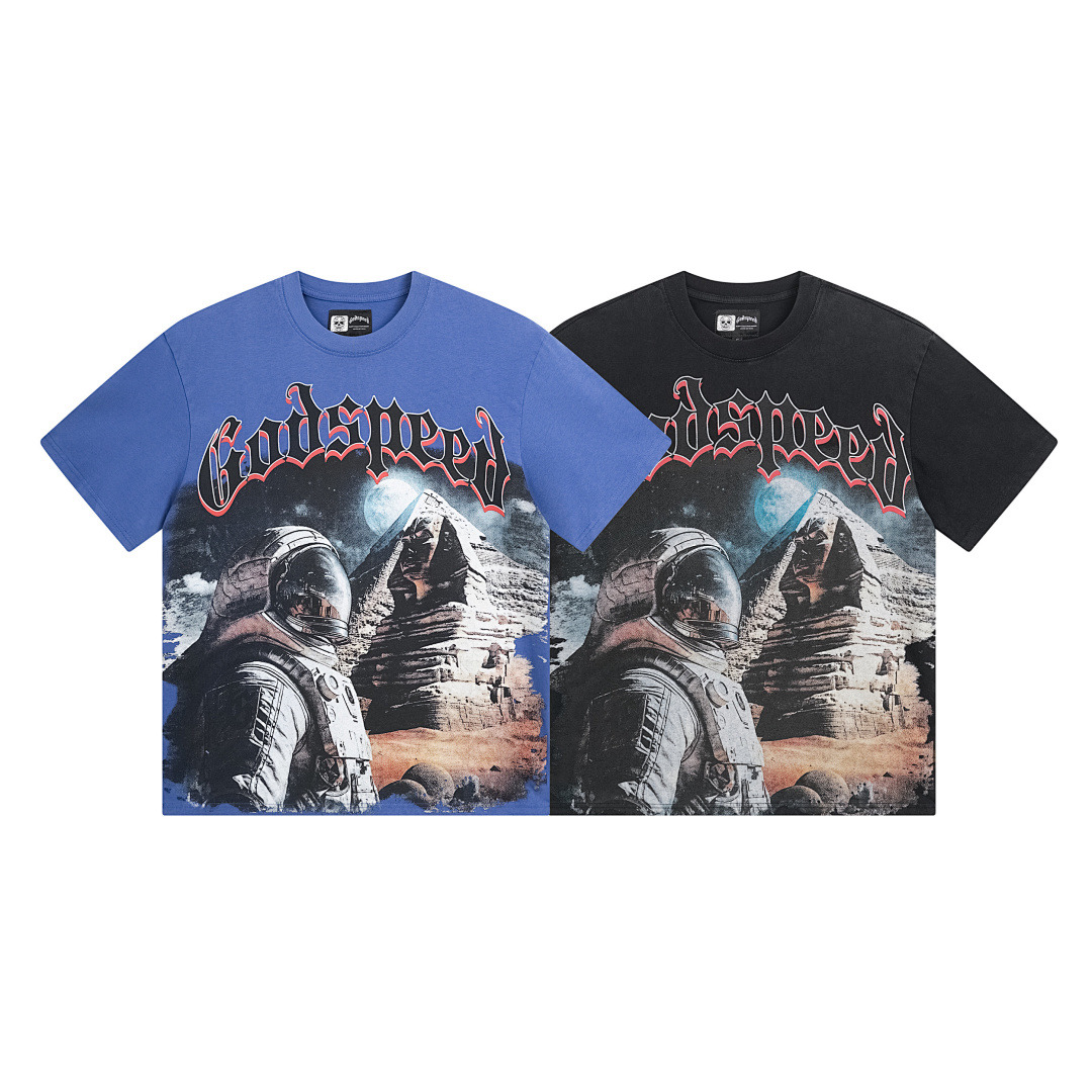 GodSpeed T-Shirt — 1050 (Washed) Angle 1