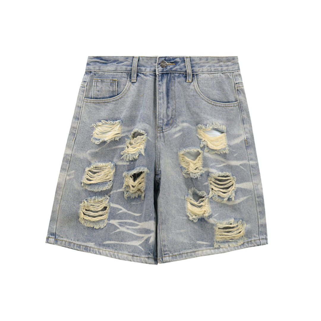 Hellstar Jeans Shorts — BRA-8639 Angle 1