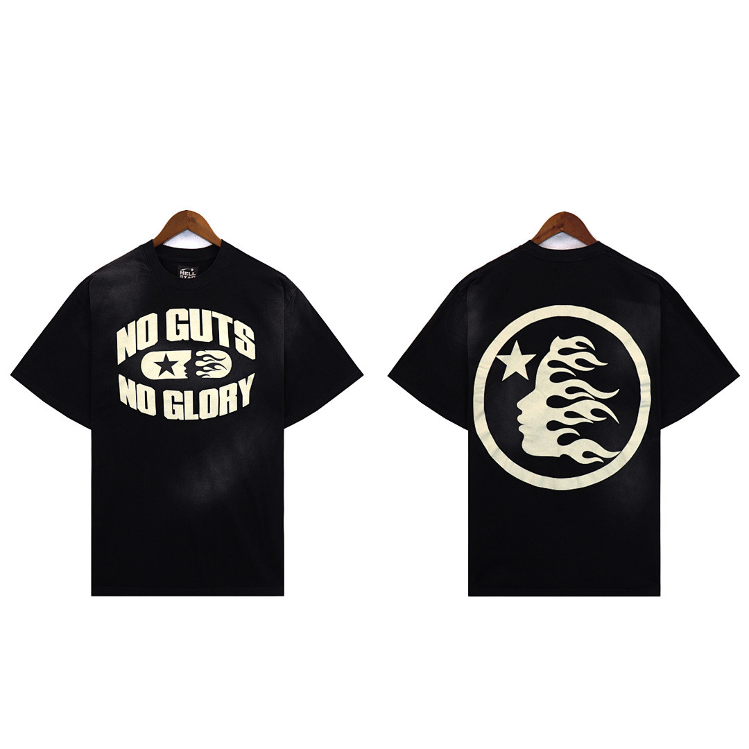 Hellstar T-Shirt — BRA-2679 (Black) Angle 1