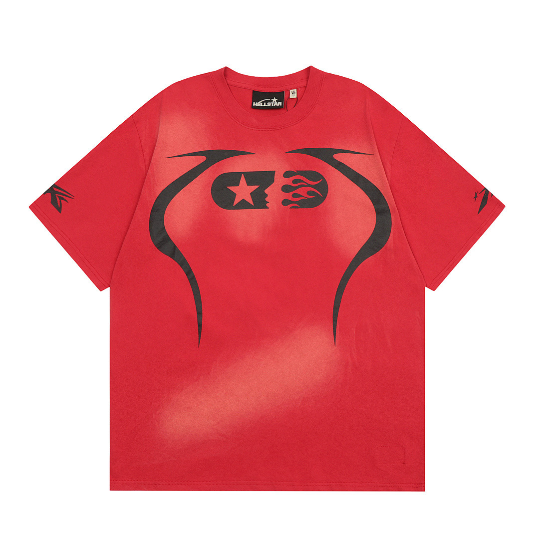 Hellstar T-Shirt — H615 (Red) Angle 1