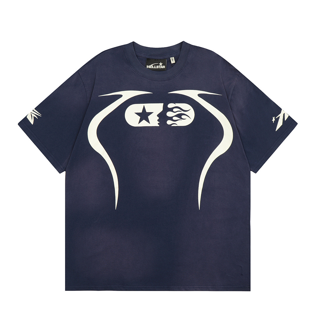 Hellstar T-Shirt — H615 (Blue) Angle 1