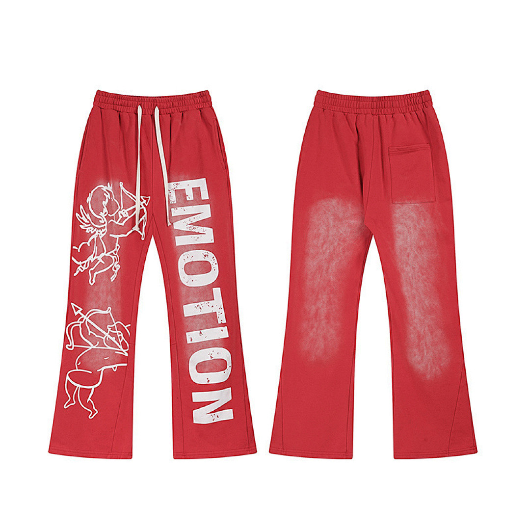Mixed Emotion Pants — ME0021 (Washed Red) Angle 1