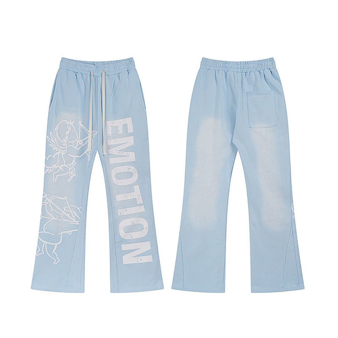 Mixed Emotion Pants — ME0021 (Washed Blue) Angle 1