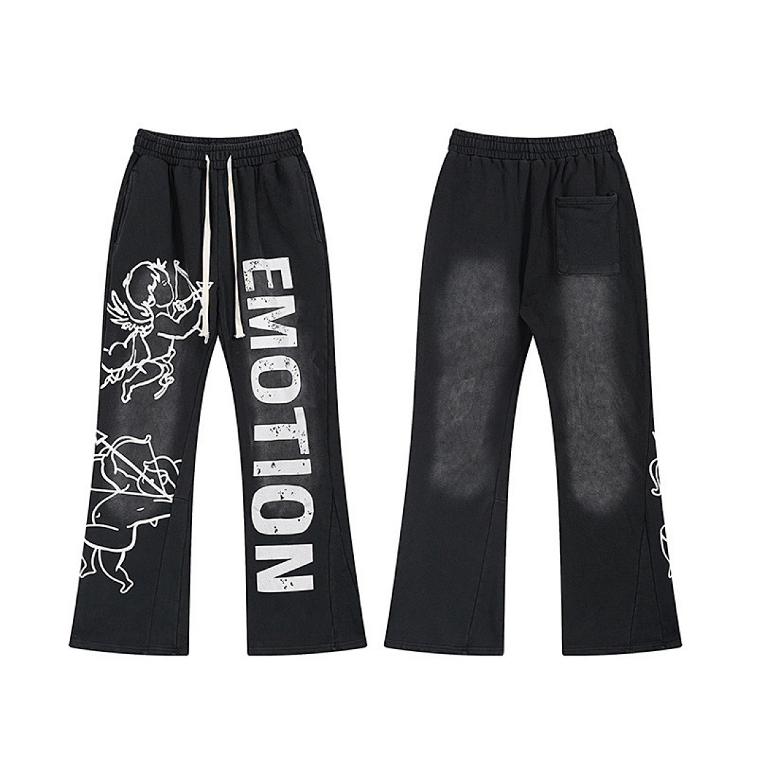 Mixed Emotion Pants — ME0021 (Washed Black) Angle 1