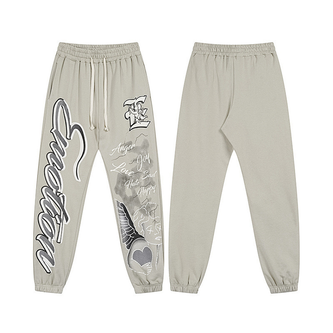 Mixed Emotion Pants — ME0057 (Gray) Angle 1