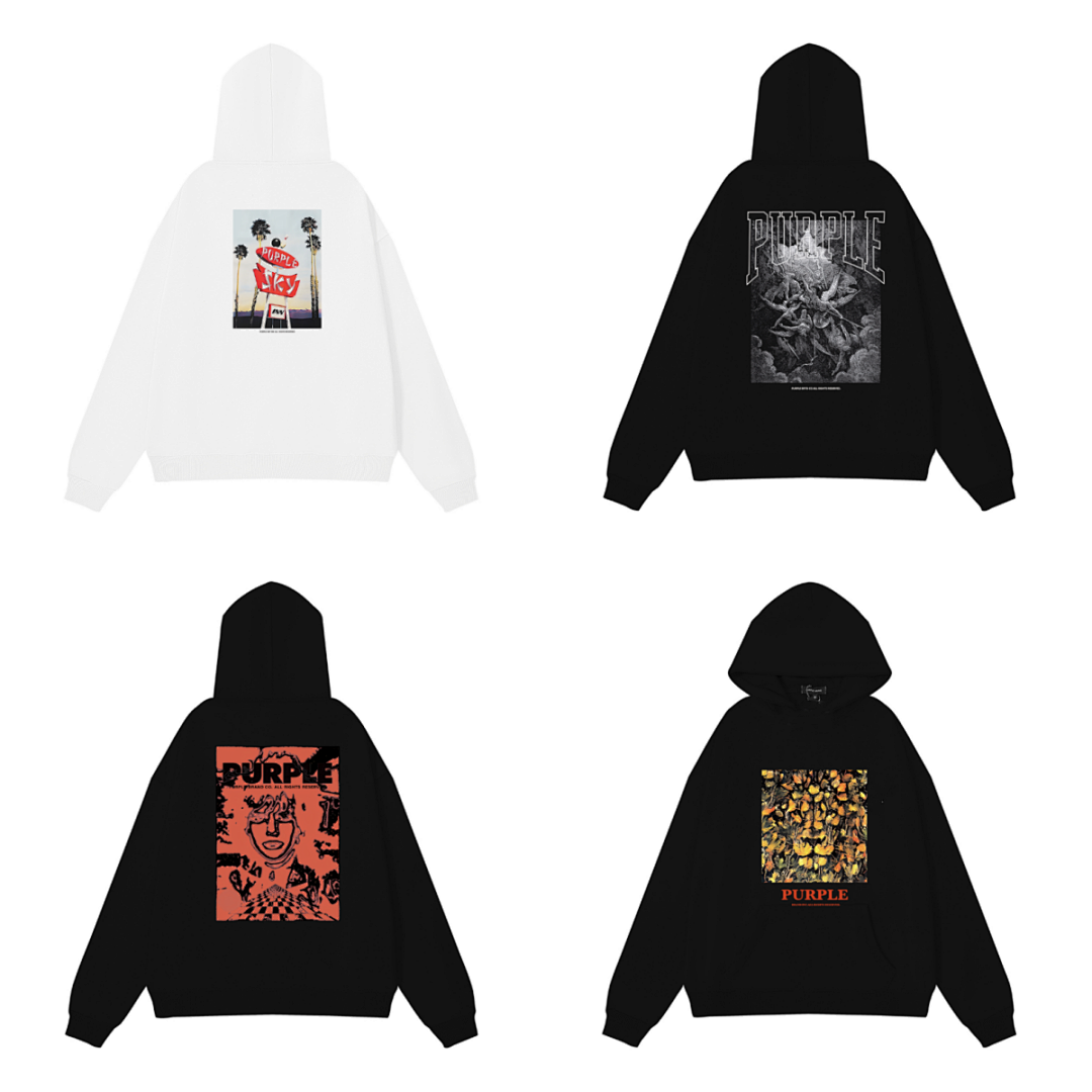 Purple Brand Hoodie — Item Angle 1