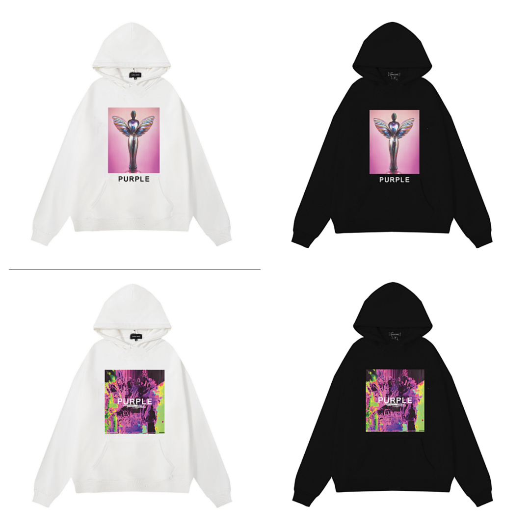 Purple Brand Hoodie — P198H Angle 1