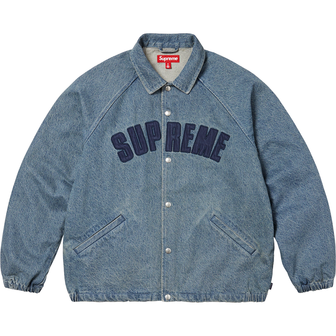 Supreme Jean Jacket — D428 (Denim Blue) Angle 1