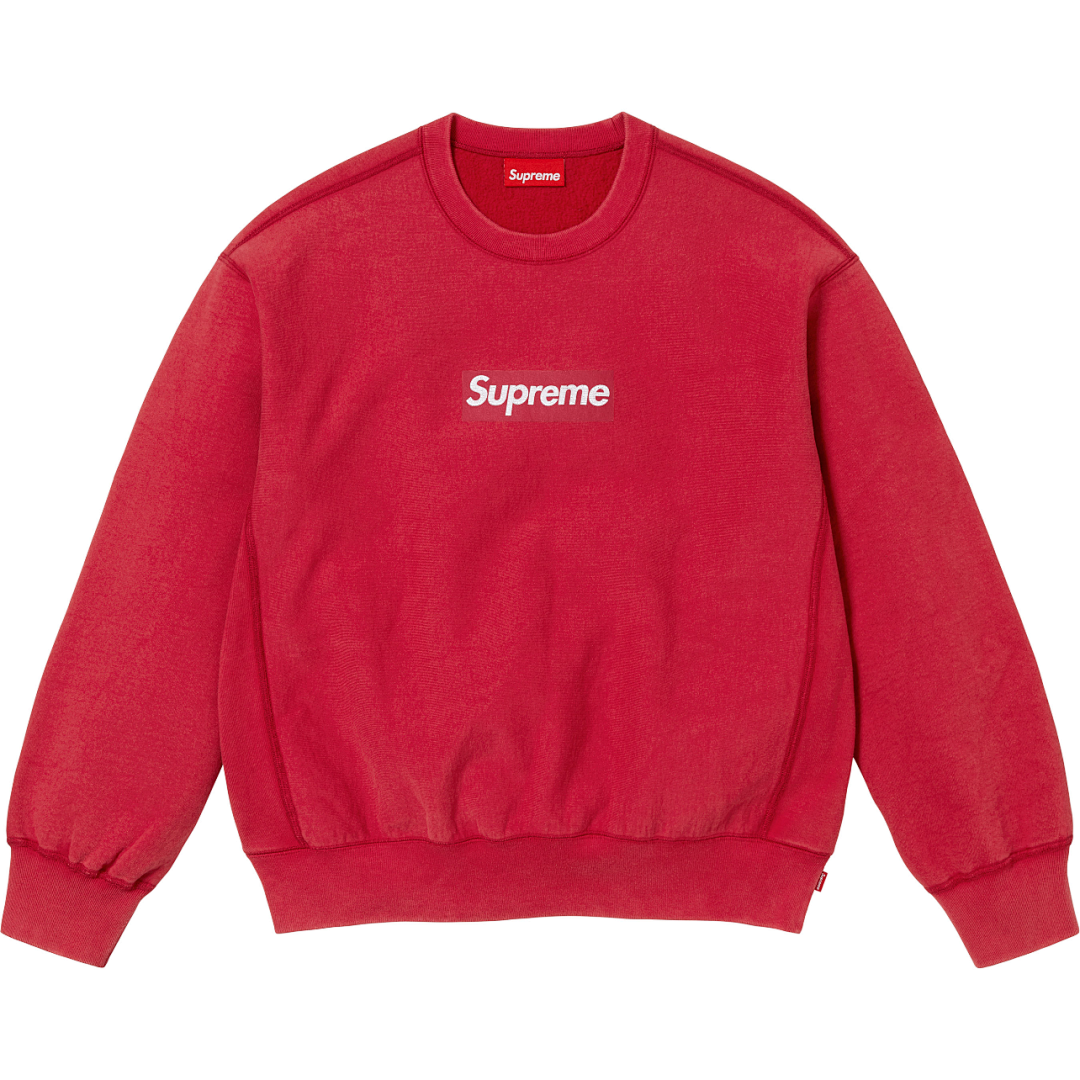 Supreme Long Sleeve — E587 (Washed Red) Angle 1