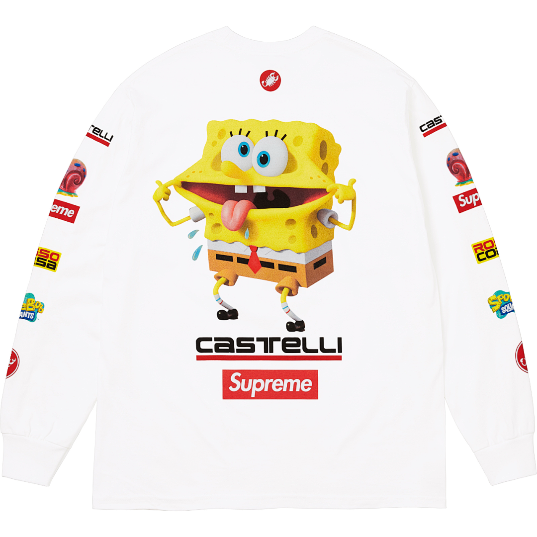 Supreme Long Sleeve — E592 (White) Angle 1